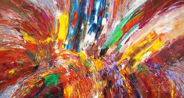 Original Abstract Expressionism Abstract Paintings by Peter Nottrott