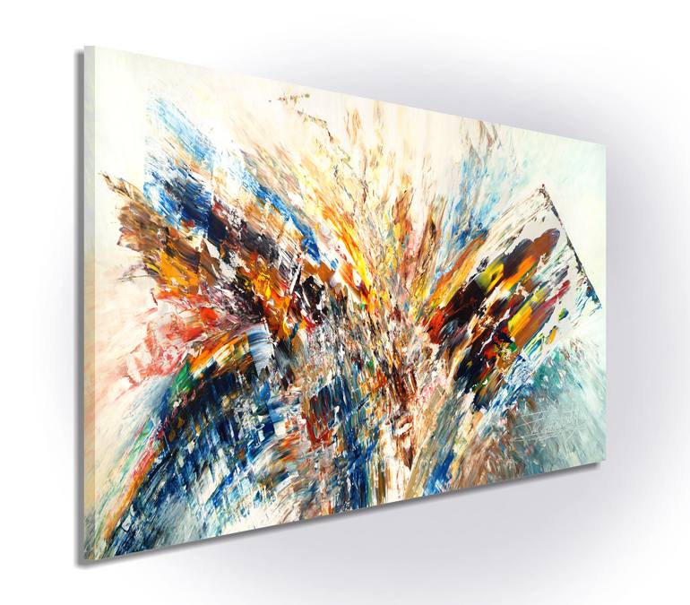 Original Abstract Expressionism Abstract Painting by Peter Nottrott