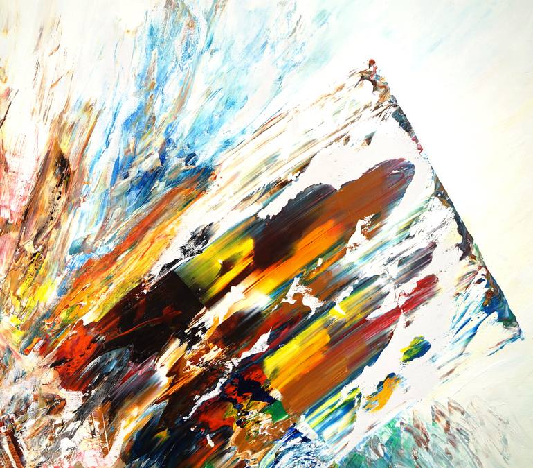 Original Abstract Expressionism Abstract Painting by Peter Nottrott