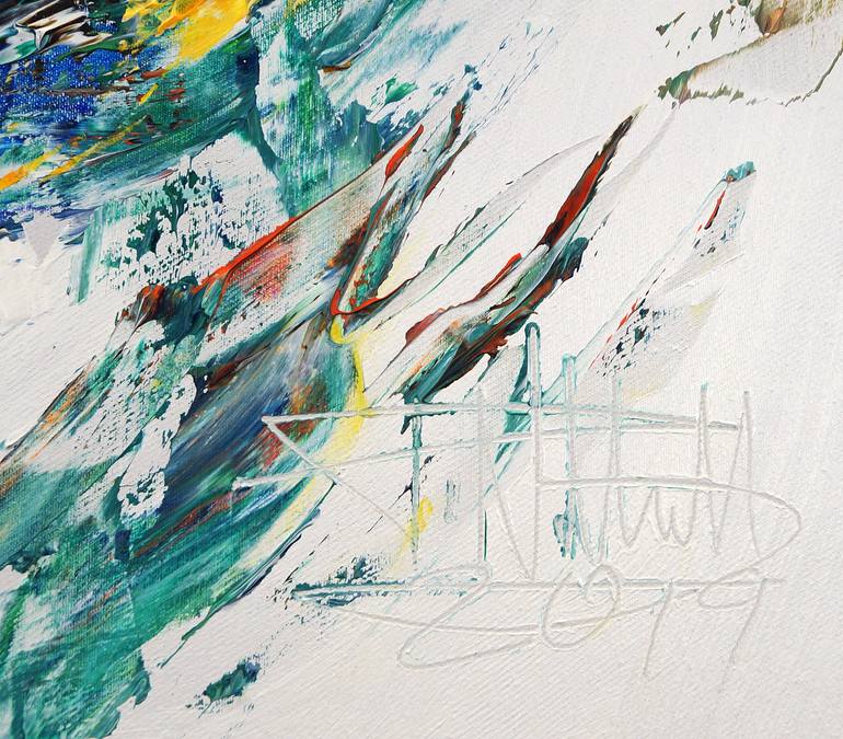 Original Abstract Expressionism Abstract Painting by Peter Nottrott