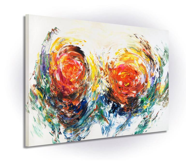 Original Abstract Expressionism Abstract Painting by Peter Nottrott