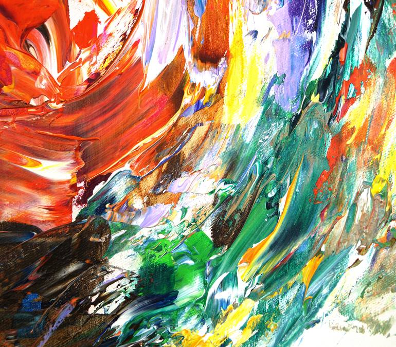 Original Abstract Expressionism Abstract Painting by Peter Nottrott