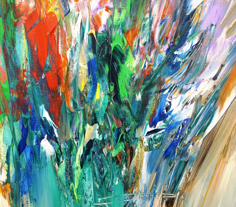 Original Abstract Expressionism Abstract Painting by Peter Nottrott