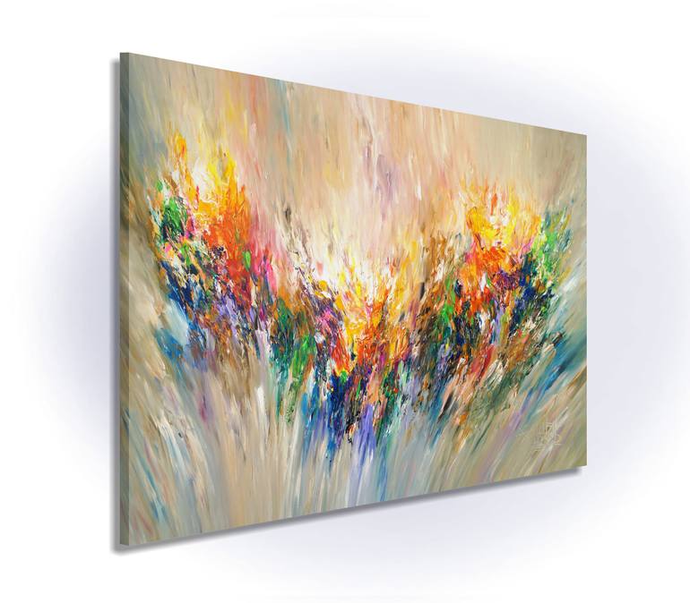 Original Abstract Painting by Peter Nottrott