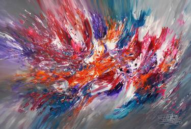 Original Abstract Expressionism Abstract Paintings by Peter Nottrott