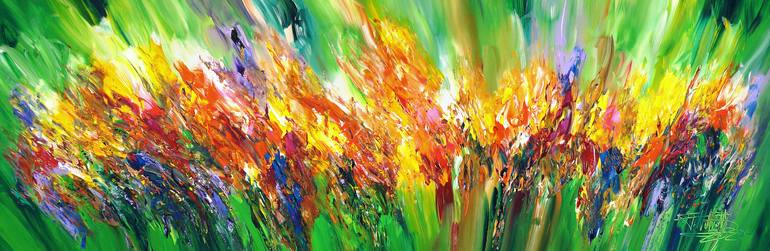 Original Abstract Expressionism Abstract Paintings by Peter Nottrott