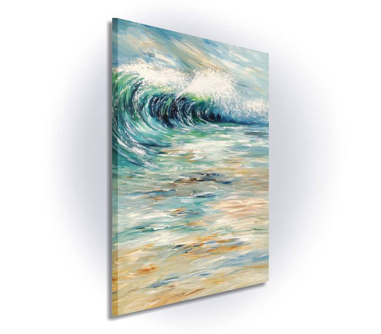 Original Abstract Expressionism Seascape Painting by Peter Nottrott