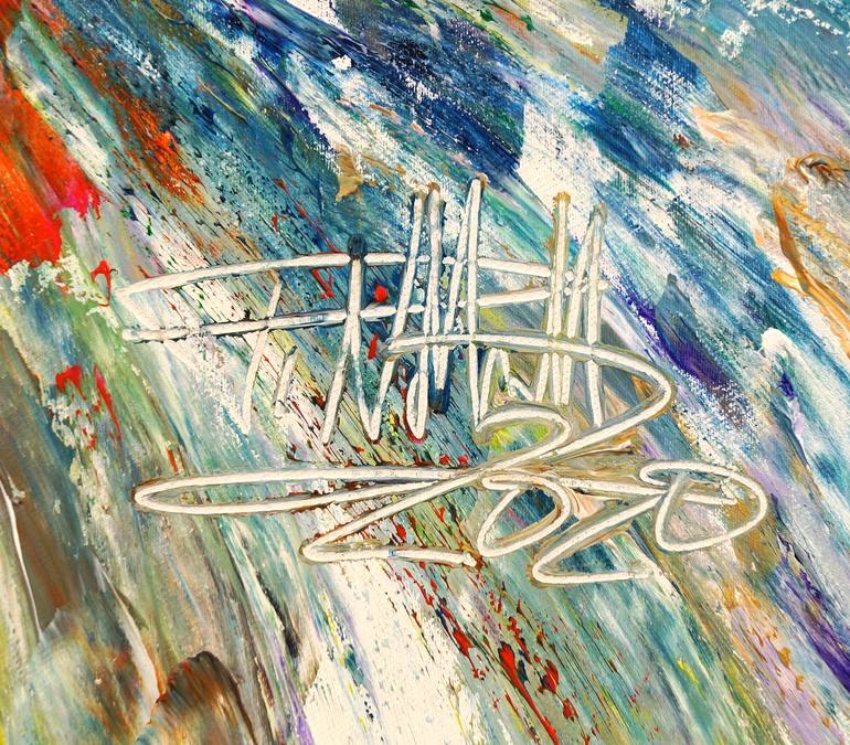 Original Abstract Expressionism Abstract Painting by Peter Nottrott