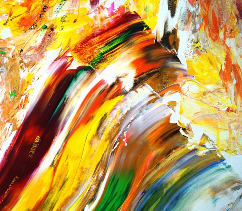 Original Abstract Expressionism Abstract Painting by Peter Nottrott