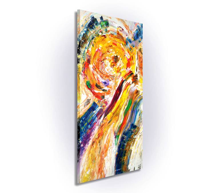 Original Abstract Expressionism Abstract Painting by Peter Nottrott