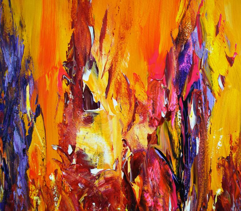 Original Abstract Expressionism Abstract Painting by Peter Nottrott