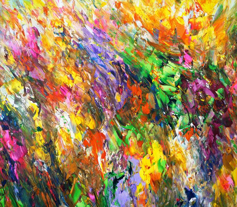 Original Abstract Expressionism Abstract Painting by Peter Nottrott