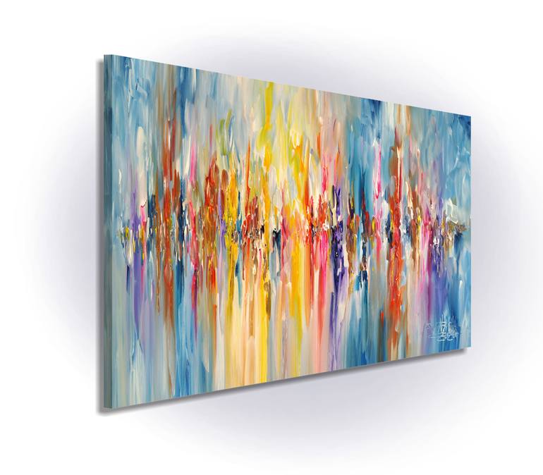 Original Abstract Painting by Peter Nottrott