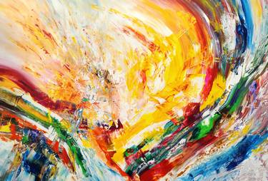 Original Abstract Expressionism Abstract Paintings by Peter Nottrott