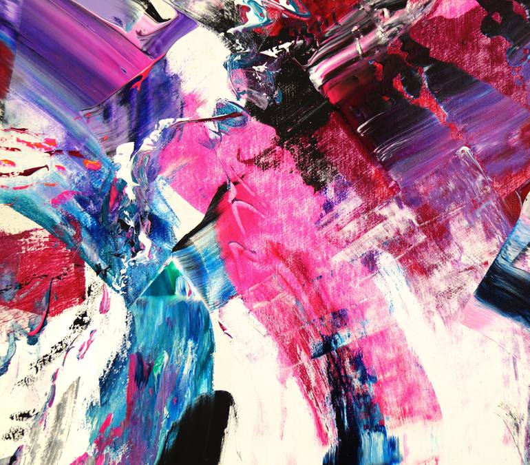 Original Abstract Expressionism Abstract Painting by Peter Nottrott