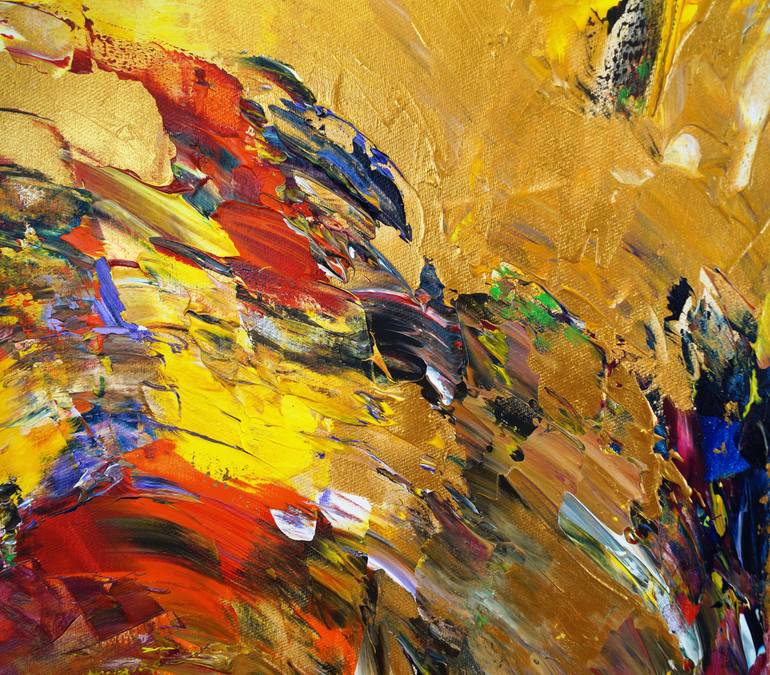 Original Abstract Expressionism Abstract Painting by Peter Nottrott