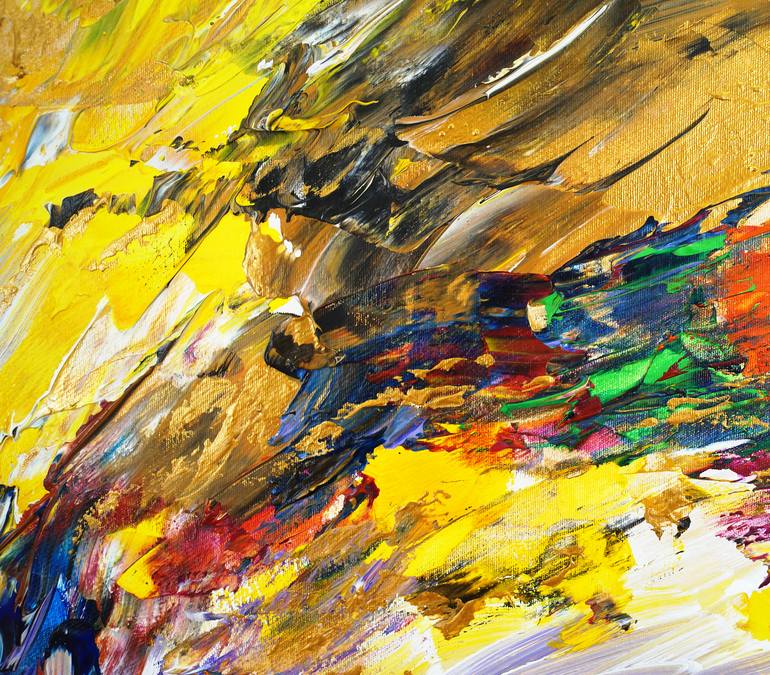 Original Abstract Expressionism Abstract Painting by Peter Nottrott
