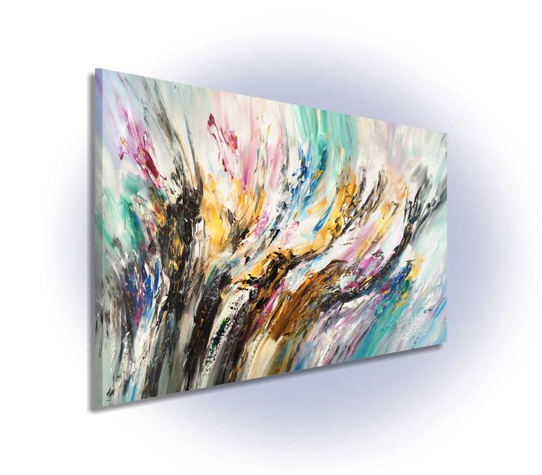 Original Abstract Expressionism Abstract Painting by Peter Nottrott