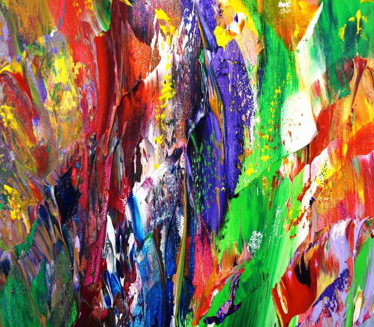 Original Abstract Expressionism Abstract Painting by Peter Nottrott