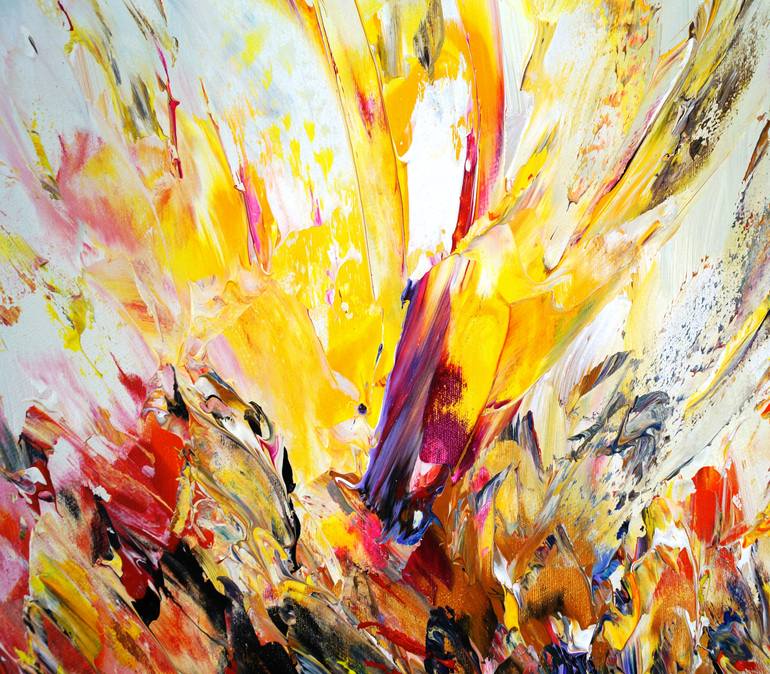 Original Abstract Expressionism Abstract Painting by Peter Nottrott