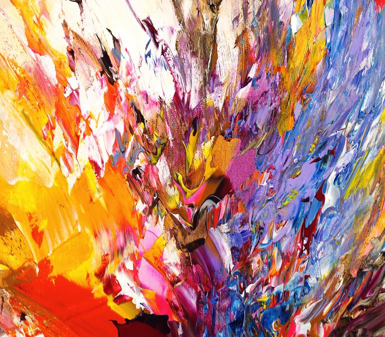 Original Abstract Expressionism Abstract Painting by Peter Nottrott