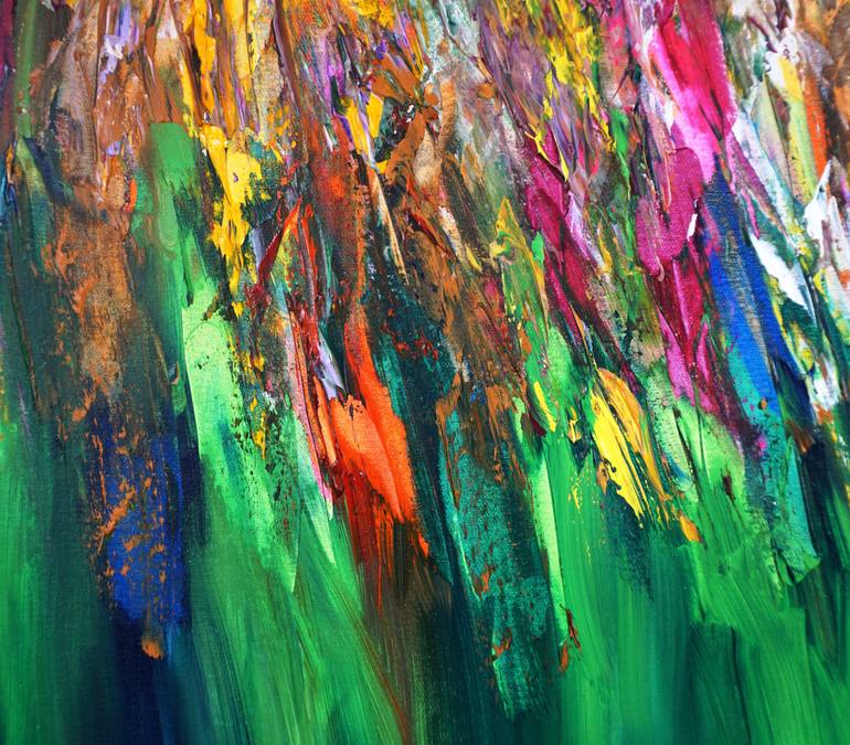 Original Abstract Expressionism Abstract Painting by Peter Nottrott