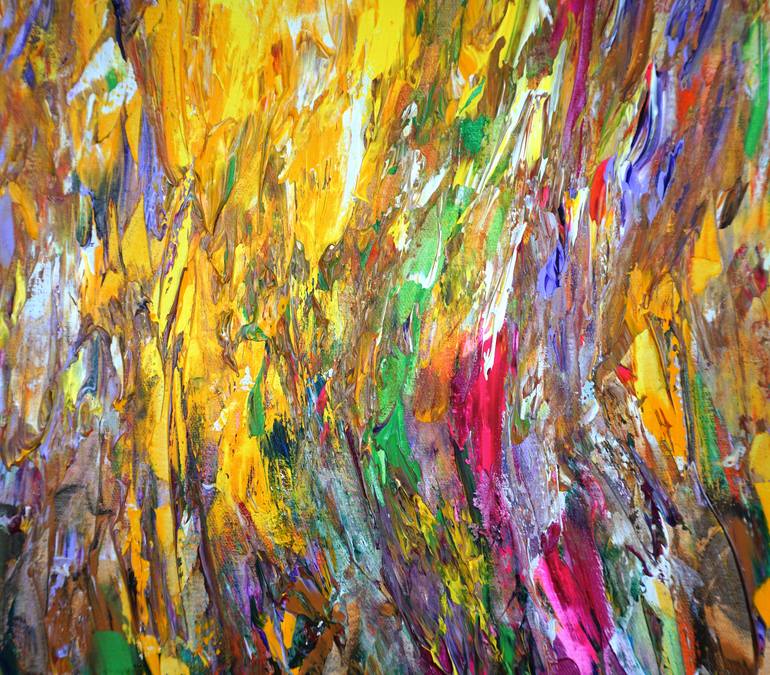 Original Abstract Expressionism Abstract Painting by Peter Nottrott