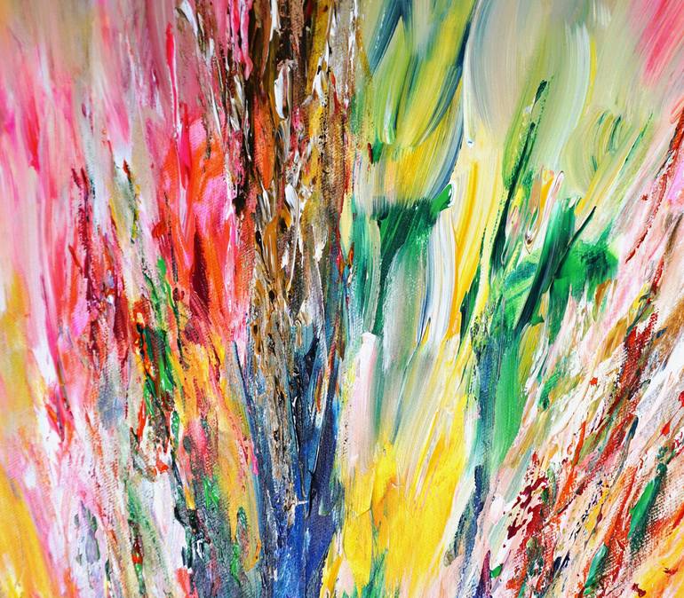 Original Abstract Expressionism Abstract Painting by Peter Nottrott