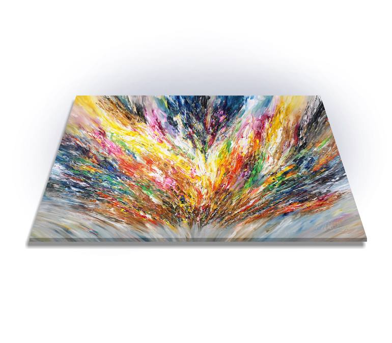 Original Abstract Expressionism Abstract Painting by Peter Nottrott