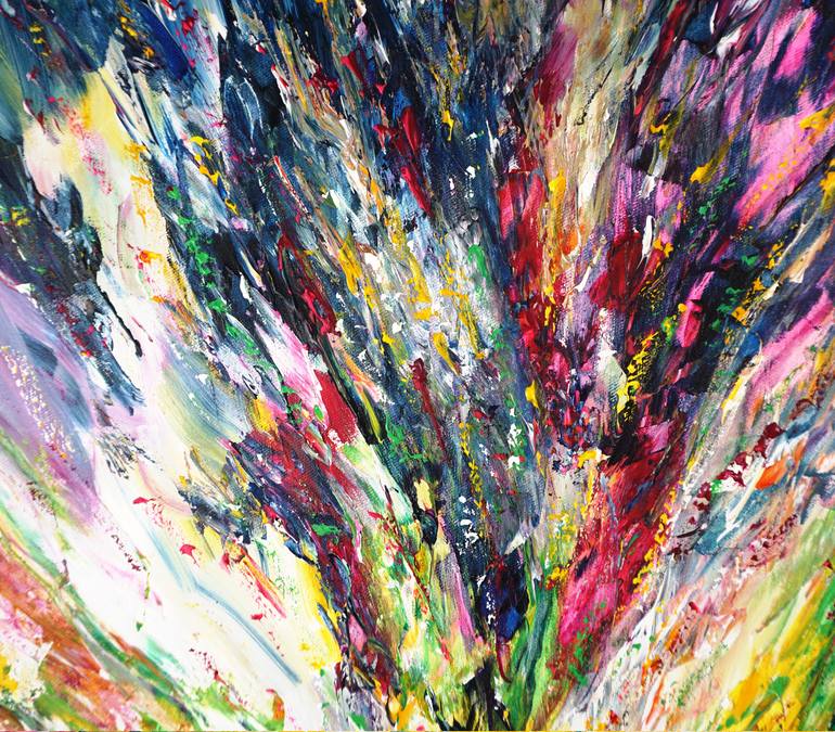 Original Abstract Expressionism Abstract Painting by Peter Nottrott