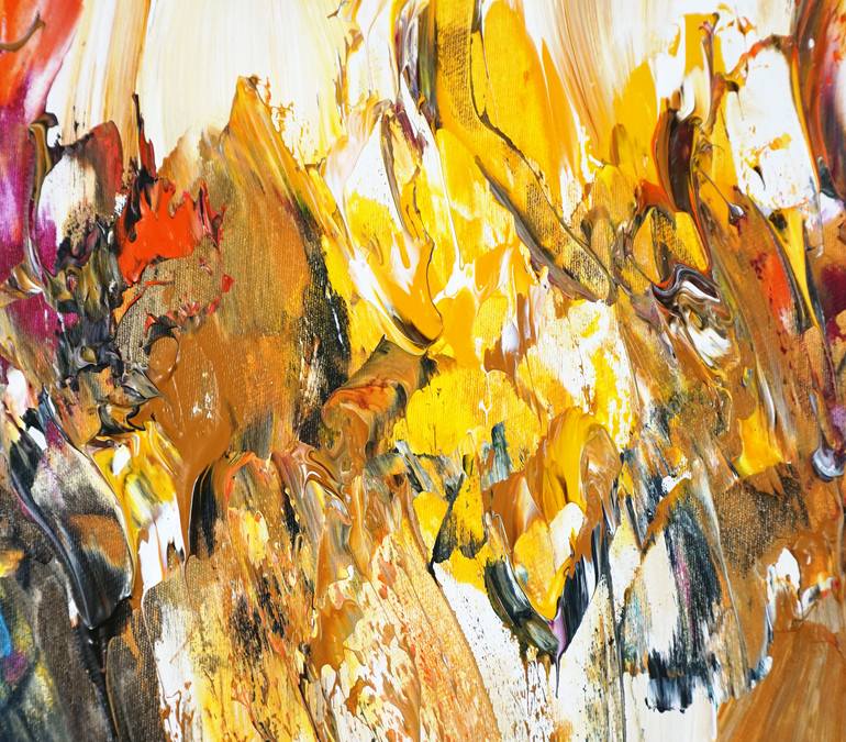 Original Abstract Expressionism Abstract Painting by Peter Nottrott