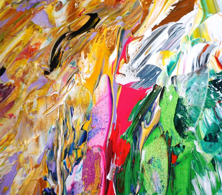 Original Abstract Expressionism Abstract Painting by Peter Nottrott