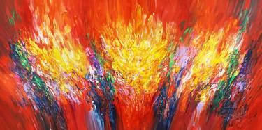 Original Abstract Expressionism Abstract Paintings by Peter Nottrott