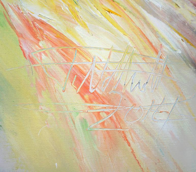 Original Abstract Expressionism Abstract Painting by Peter Nottrott