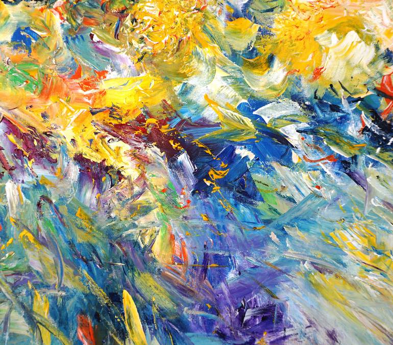 Original Abstract Expressionism Abstract Painting by Peter Nottrott