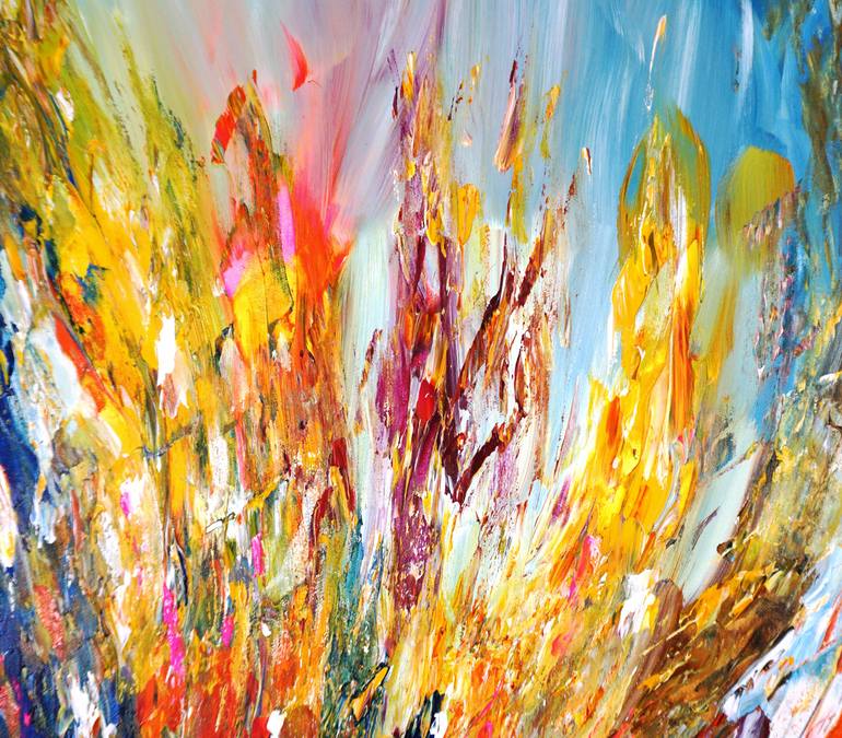 Original Abstract Expressionism Abstract Painting by Peter Nottrott