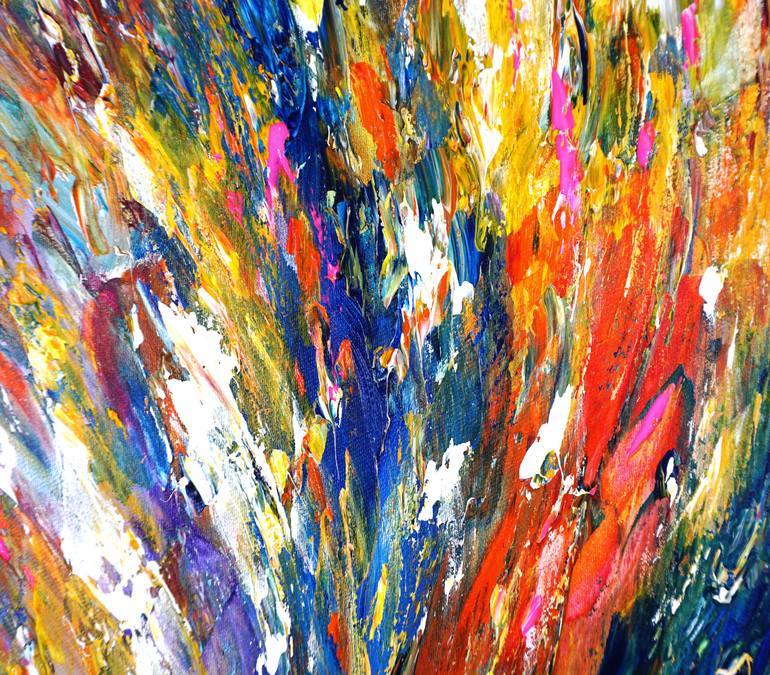 Original Abstract Expressionism Abstract Painting by Peter Nottrott