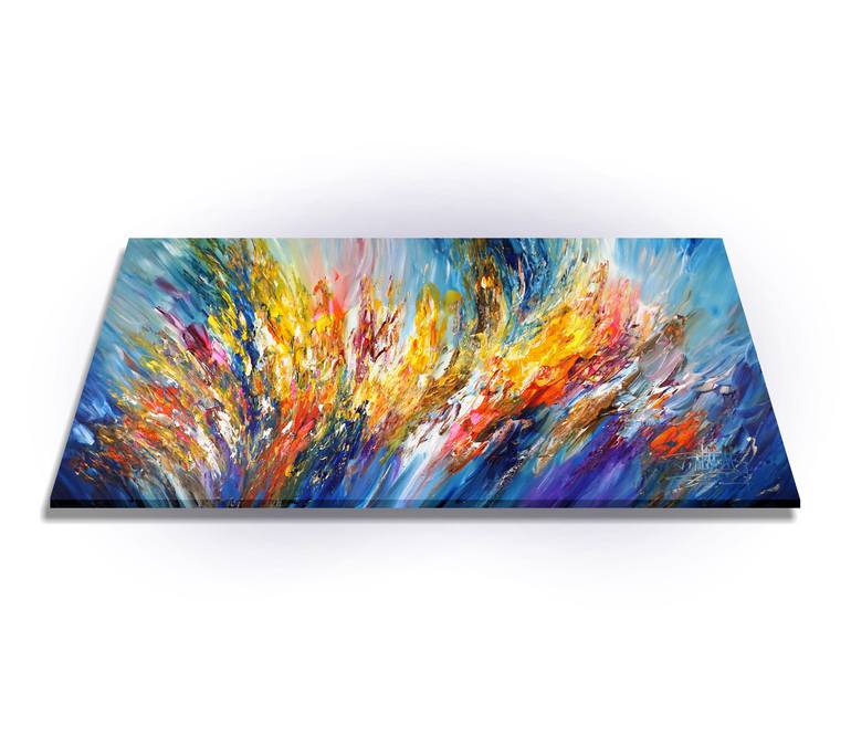 Original Abstract Expressionism Abstract Painting by Peter Nottrott