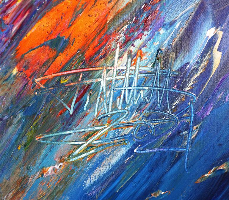 Original Abstract Expressionism Abstract Painting by Peter Nottrott