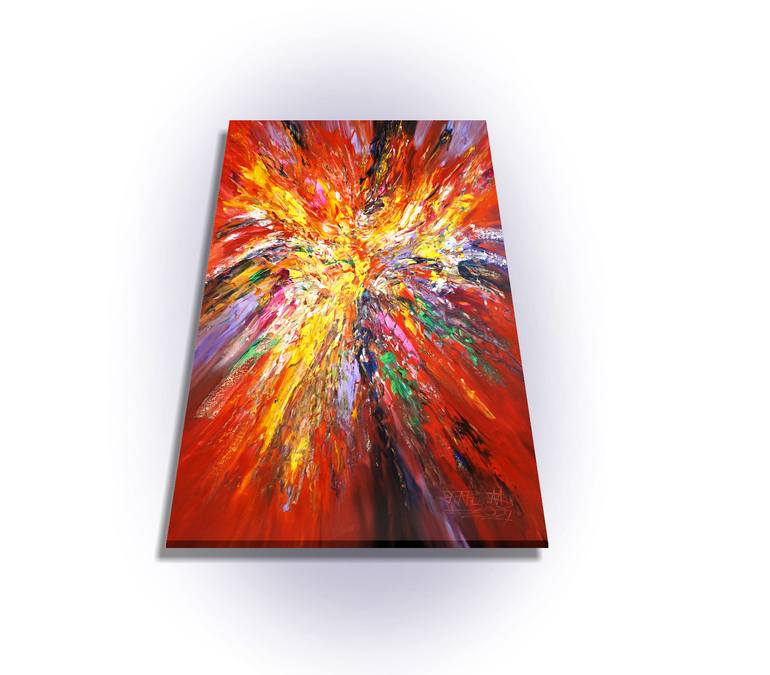 Original Abstract Expressionism Abstract Painting by Peter Nottrott