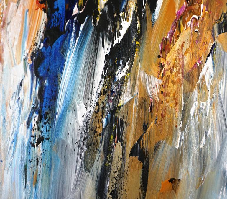 Original Abstract Painting by Peter Nottrott