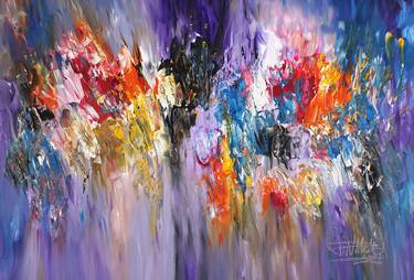 Original Abstract Expressionism Abstract Paintings by Peter Nottrott