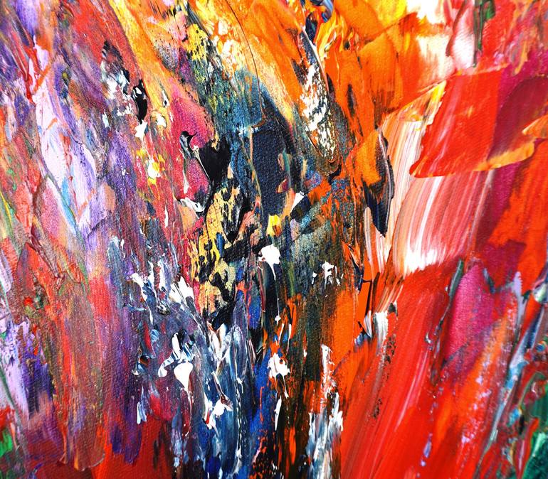 Original Abstract Expressionism Abstract Painting by Peter Nottrott