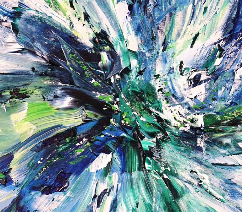 Original Abstract Expressionism Abstract Painting by Peter Nottrott