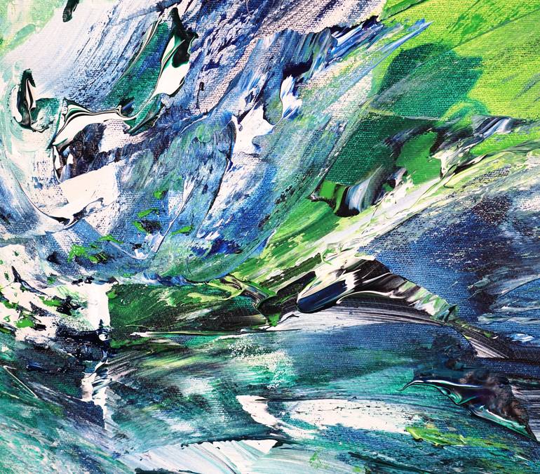 Original Abstract Expressionism Abstract Painting by Peter Nottrott