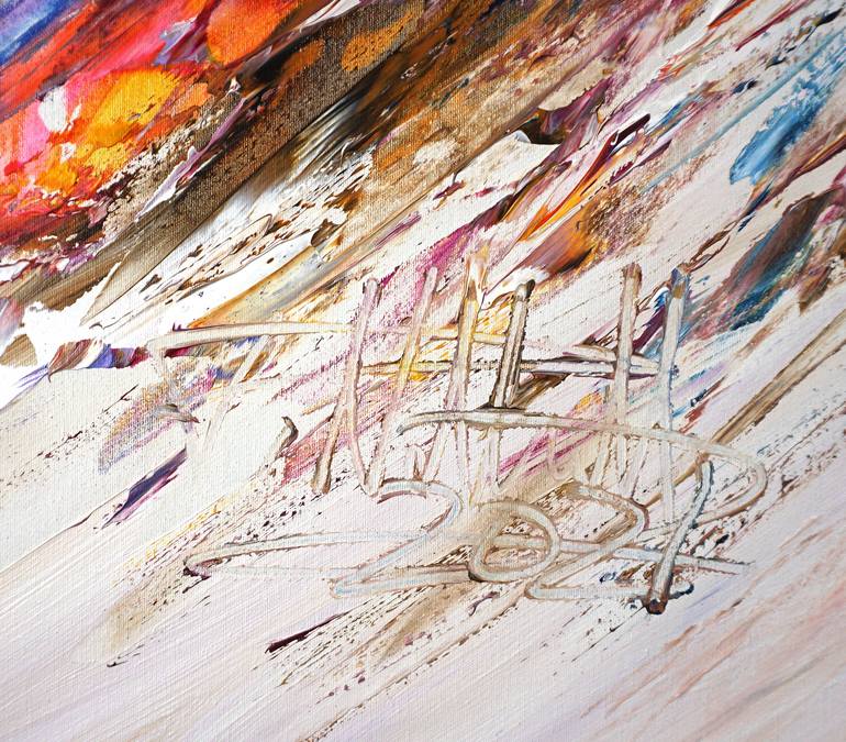 Original Abstract Expressionism Abstract Painting by Peter Nottrott