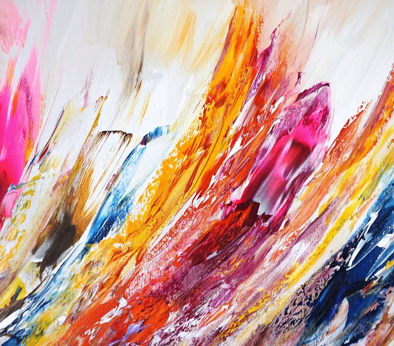 Original Abstract Expressionism Abstract Painting by Peter Nottrott