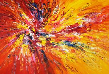 Original Abstract Expressionism Abstract Paintings by Peter Nottrott