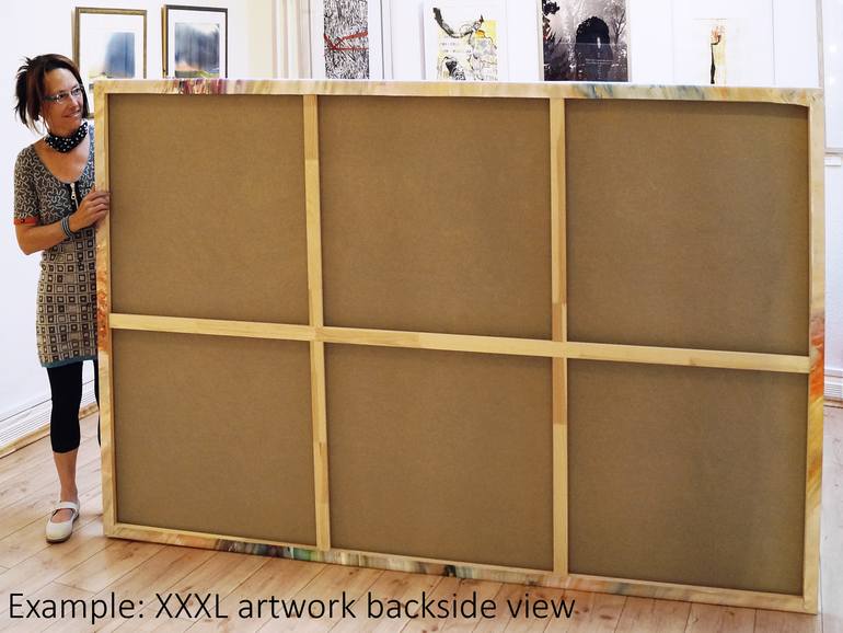 Original Abstract Expressionism Abstract Painting by Peter Nottrott