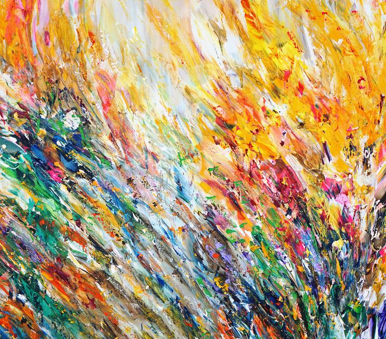 Original Abstract Expressionism Abstract Painting by Peter Nottrott